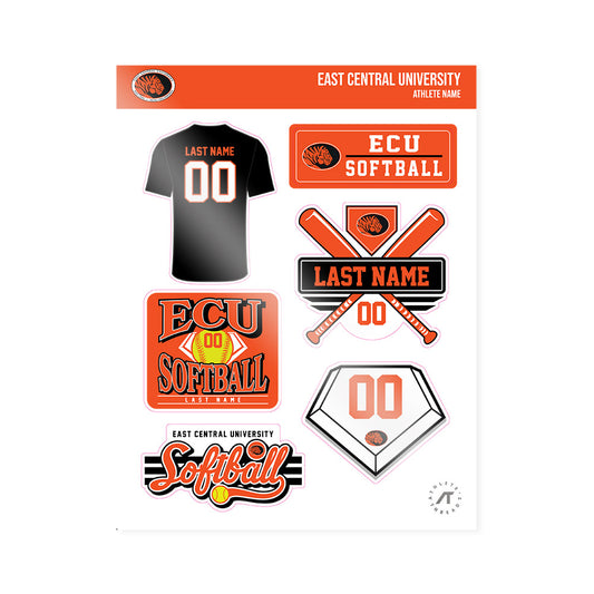 ECU - NCAA Softball : Katelin Keller - Sticker Sheet-0