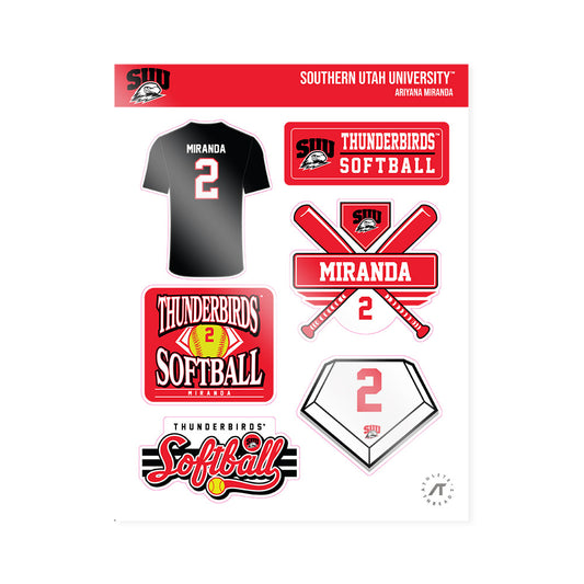 Southern Utah - NCAA Softball : Ariyana Miranda - Sticker Sheet-0