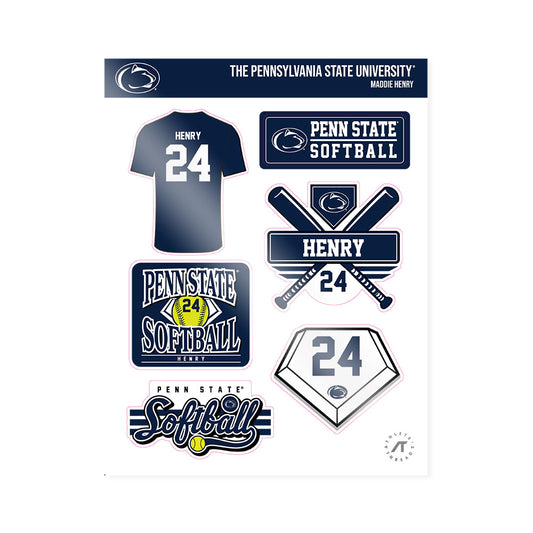 Penn State - NCAA Softball : Maddie Henry - Sticker Sheet-0