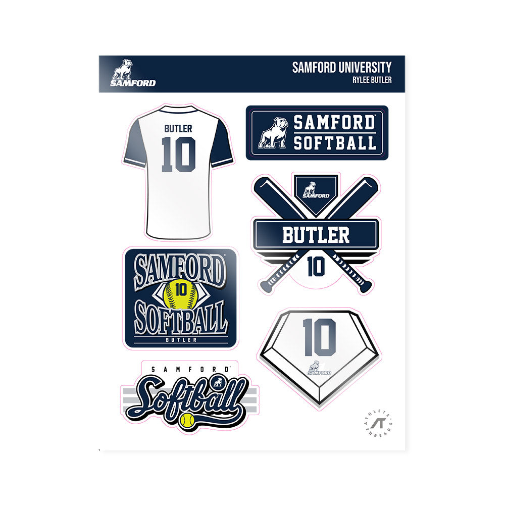 Samford - NCAA Softball : Rylee Butler - Sticker Sheet-0