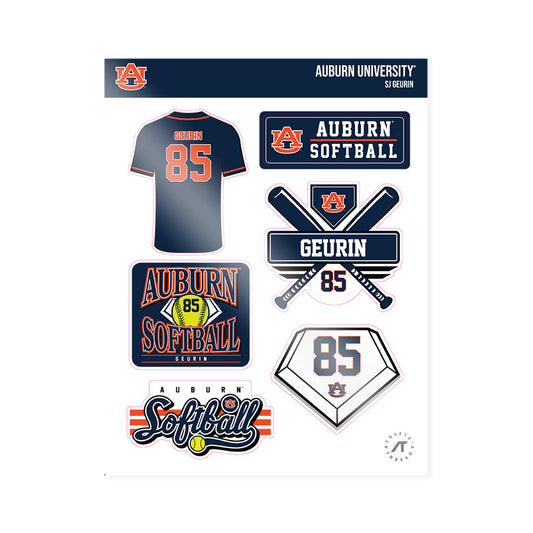 Auburn - NCAA Softball : SJ Geurin - Sticker Sheet-0
