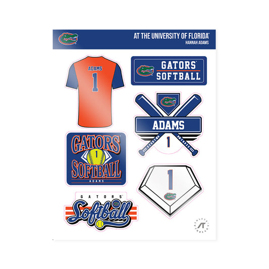 Florida - NCAA Softball : Hannah Adams - Sticker Sheet-0