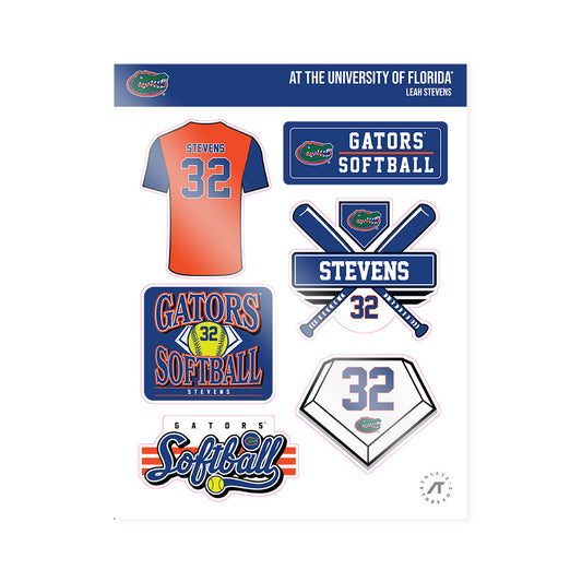Florida - NCAA Softball : Leah Stevens - Sticker Sheet-0