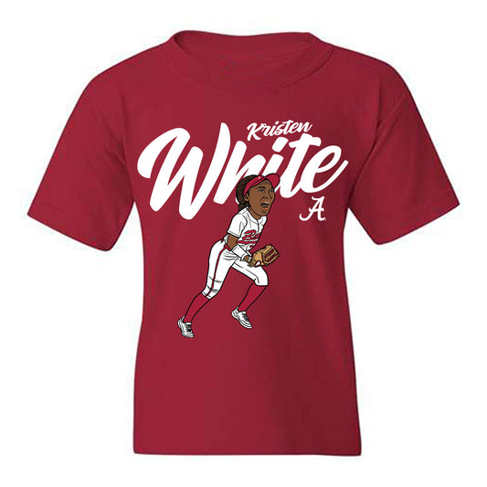 Alabama - NCAA Softball : Kristen White - Youth T-Shirt-0