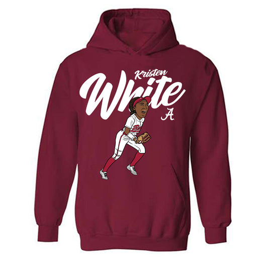 Alabama - NCAA Softball : Kristen White - Hooded Sweatshirt-0