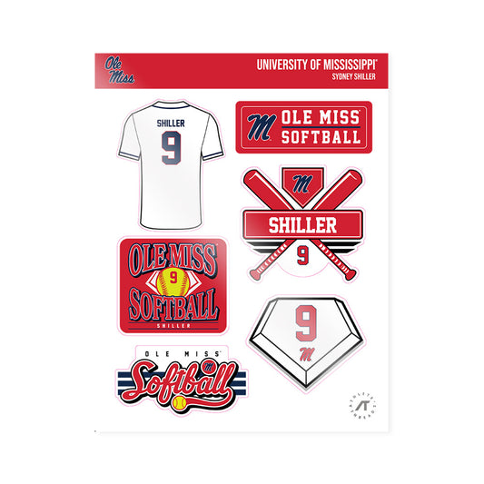 Ole Miss - NCAA Softball : Sydney Shiller - Sticker Sheet-0
