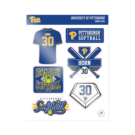 Pittsburgh - NCAA Softball : Sammy Horn - Sticker Sheet-0