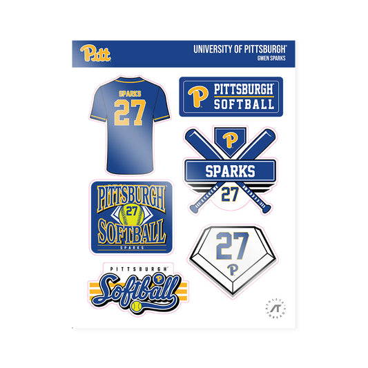 Pittsburgh - NCAA Softball : Gwen Sparks - Sticker Sheet-0