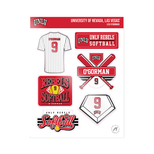 UNLV - NCAA Softball : Lexi O'Gorman - Sticker Sheet-0