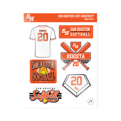 SHSU - NCAA Softball : Emma Rekieta - Sticker Sticker Sheet-0