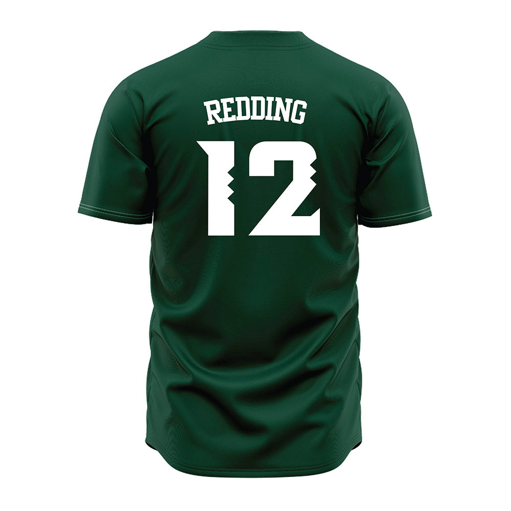 Hawaii - NCAA Baseball : Jake Redding - Green Jersey-1