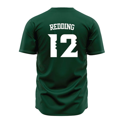 Hawaii - NCAA Baseball : Jake Redding - Green Jersey-1
