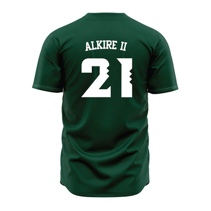 Hawaii - NCAA Baseball : John Alkire II - Green Jersey-1