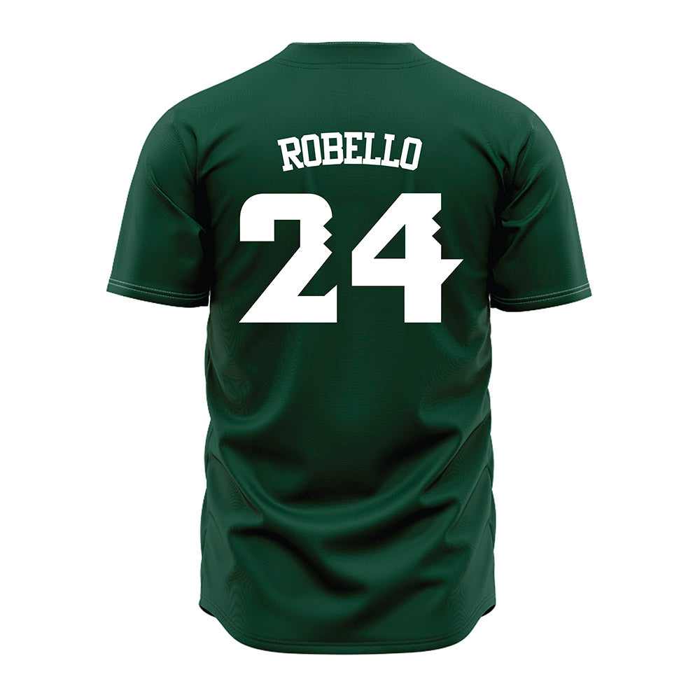 Hawaii - NCAA Baseball : Hekili Robello - Green Jersey-1