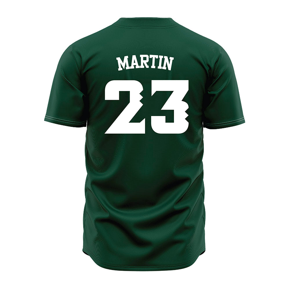 Hawaii - NCAA Baseball : Joshua Martin - Green Jersey-1
