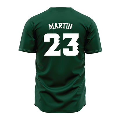 Hawaii - NCAA Baseball : Joshua Martin - Green Jersey-1
