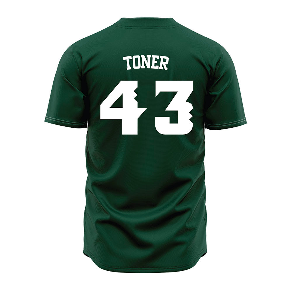 Hawaii - NCAA Baseball : Bryson Toner - Green Jersey-1