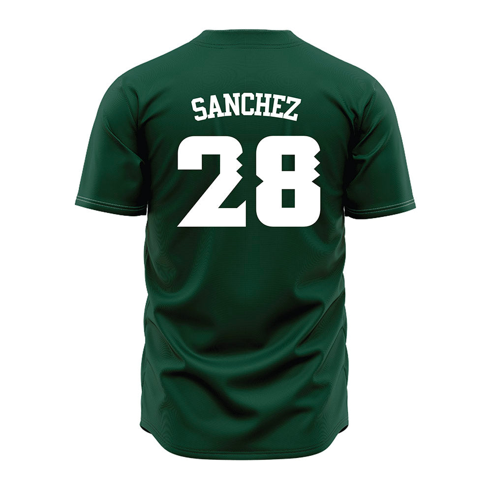 Hawaii - NCAA Baseball : Kamaehu Sanchez - Green Jersey-1
