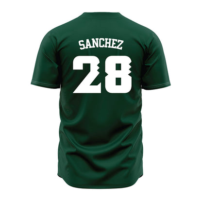 Hawaii - NCAA Baseball : Kamaehu Sanchez - Green Jersey-1