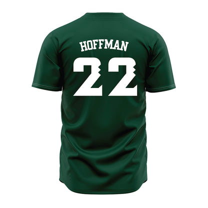 Hawaii - NCAA Baseball : Christian Hoffman - Green Jersey-1