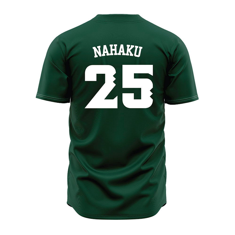 Hawaii - NCAA Baseball : Kamana Nahaku - Green Jersey-1