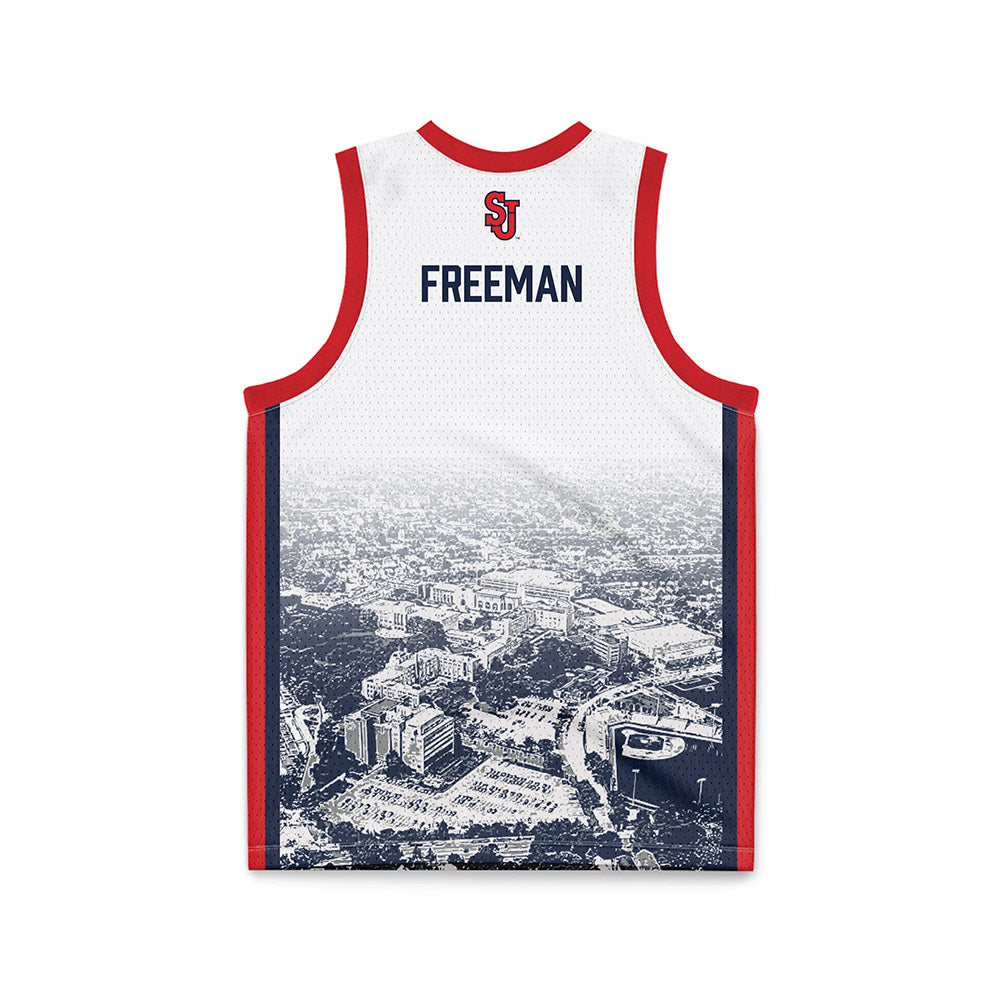 St. Johns - NCAA Men's Basketball : Donnie Freeman - Basketball Jersey-1