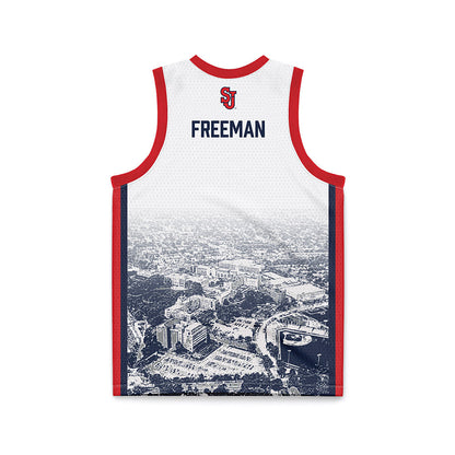 St. Johns - NCAA Men's Basketball : Donnie Freeman - Basketball Jersey-1