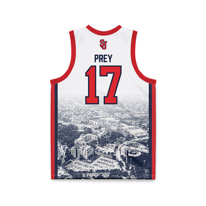 St. Johns - NCAA Men's Basketball : Ruben Prey - Basketball Jersey-1