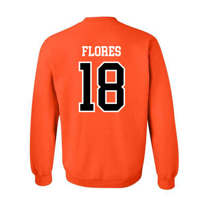 Oregon State - NCAA Softball : Justice Flores - Classic Shersey Crewneck Sweatshirt-1