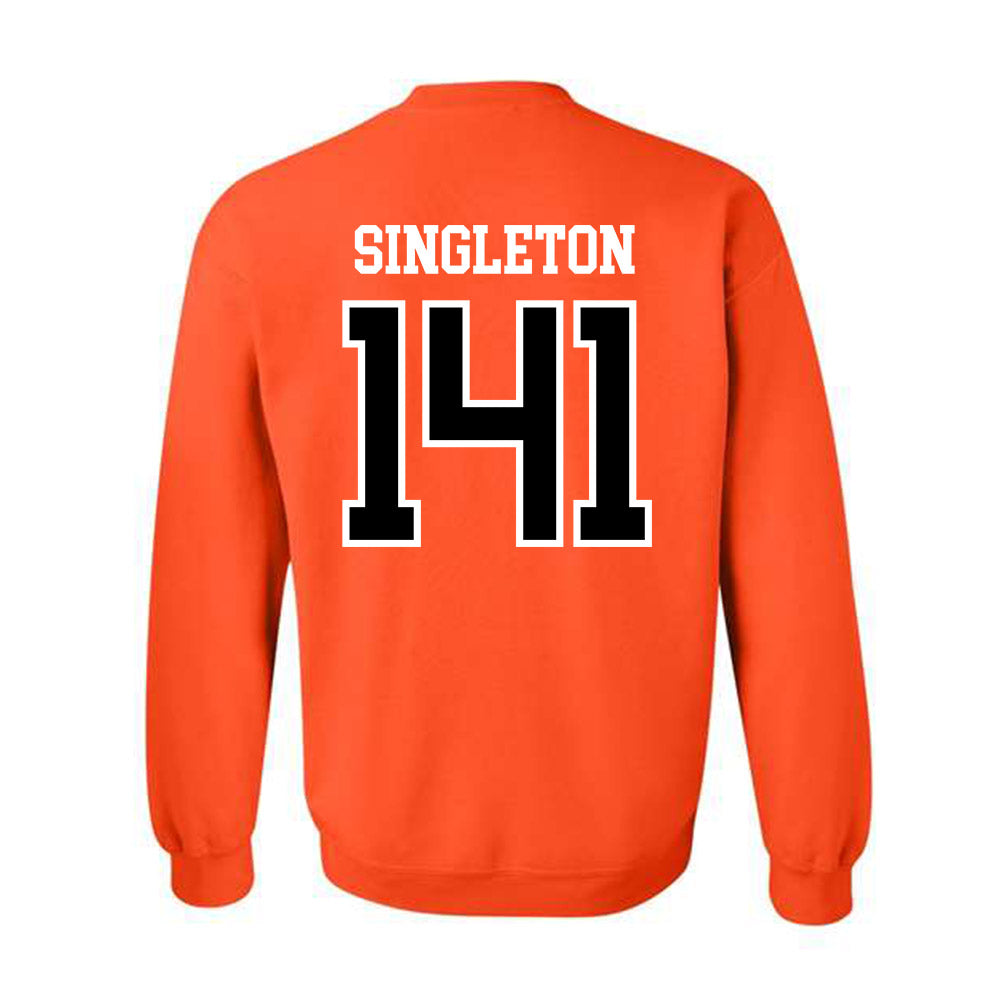 Oregon State - NCAA Wrestling : Nash Singleton - Classic Shersey Crewneck Sweatshirt-1