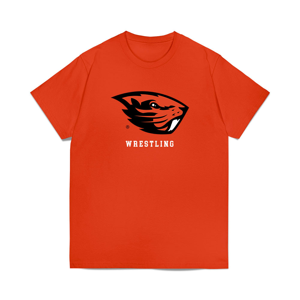 Oregon State - NCAA Wrestling : Cory Thomas - Classic Shersey T-Shirt-0