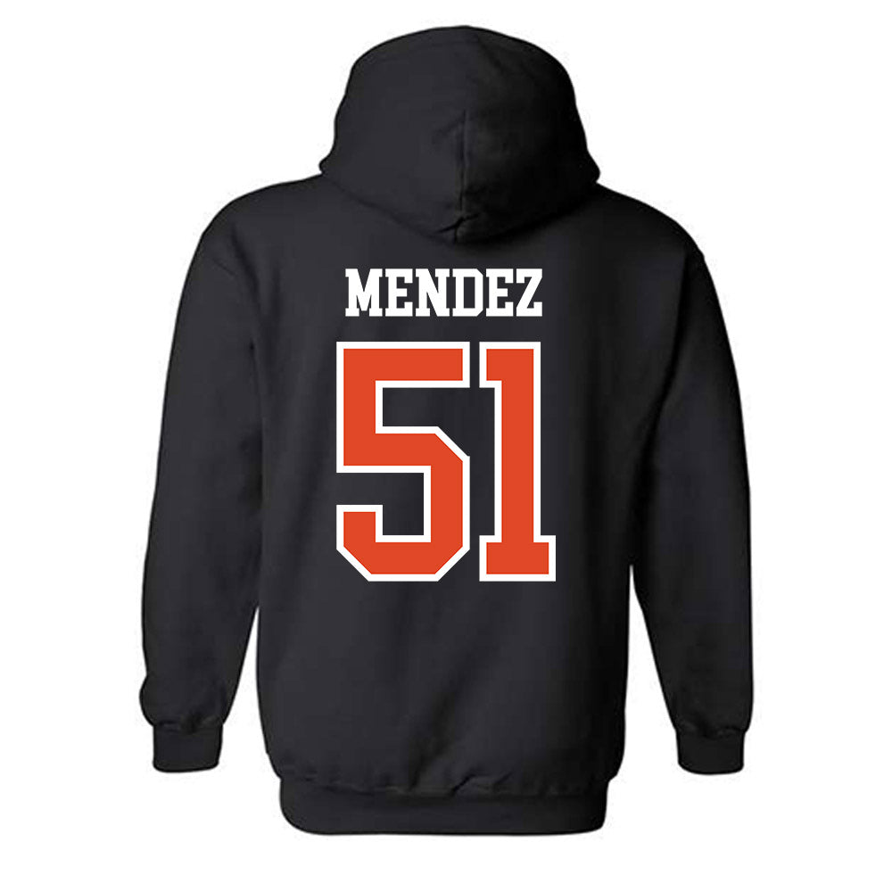 Oregon State - NCAA Baseball : Connor Mendez - Classic Shersey Hooded Sweatshirt-1