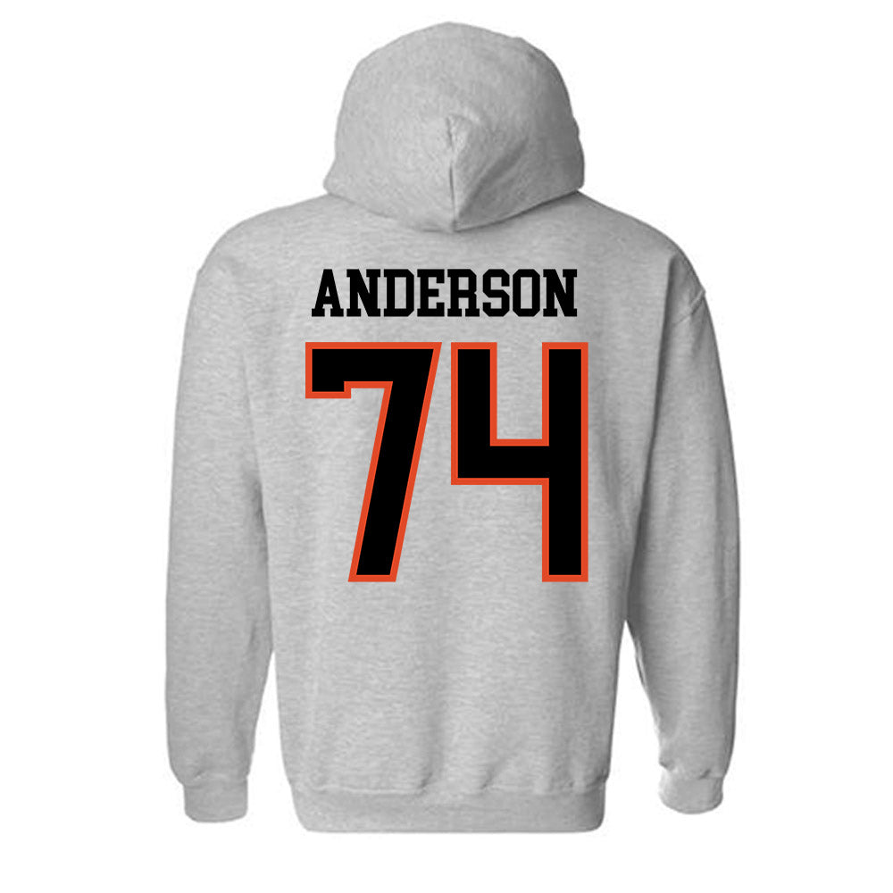 Oregon State - NCAA Football : Jacob Anderson - Classic Shersey Hooded Sweatshirt-3