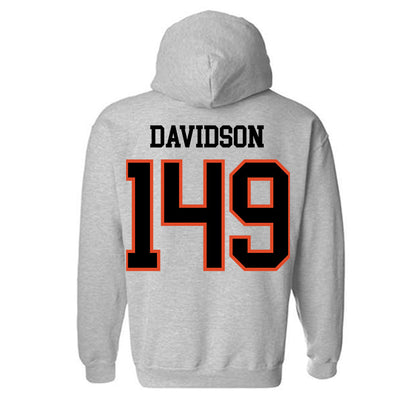 Oregon State - NCAA Wrestling : Koy Davidson - Classic Shersey Hooded Sweatshirt-3