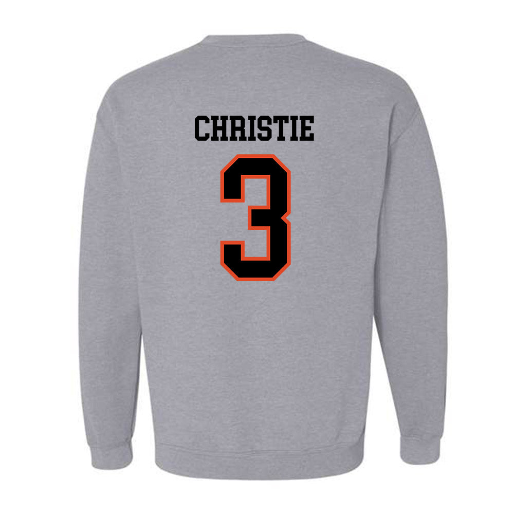 Oregon State - NCAA Men's Basketball : Malcolm Christie - Classic Shersey Crewneck Sweatshirt-3