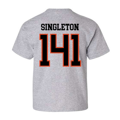 Oregon State - NCAA Wrestling : Nash Singleton - Classic Shersey Youth T-Shirt-2