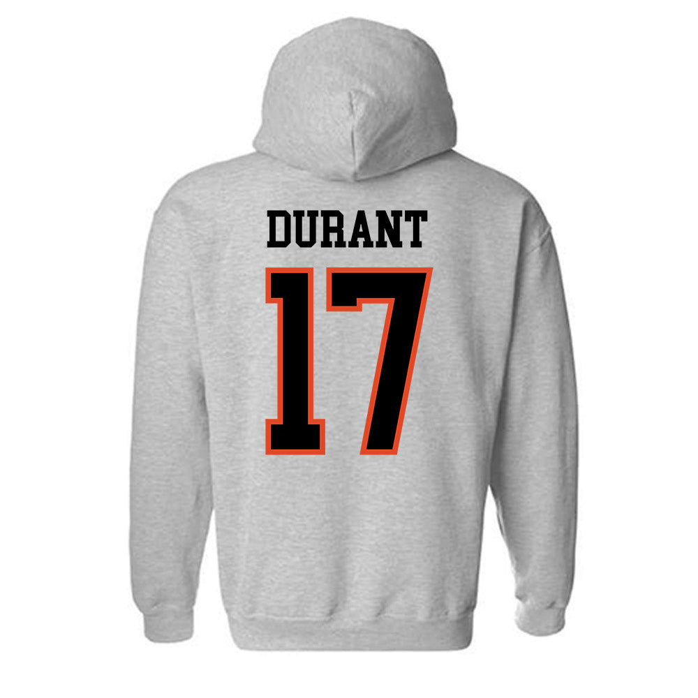 Oregon State - NCAA Football : Malachi Durant - Classic Shersey Hooded Sweatshirt-3