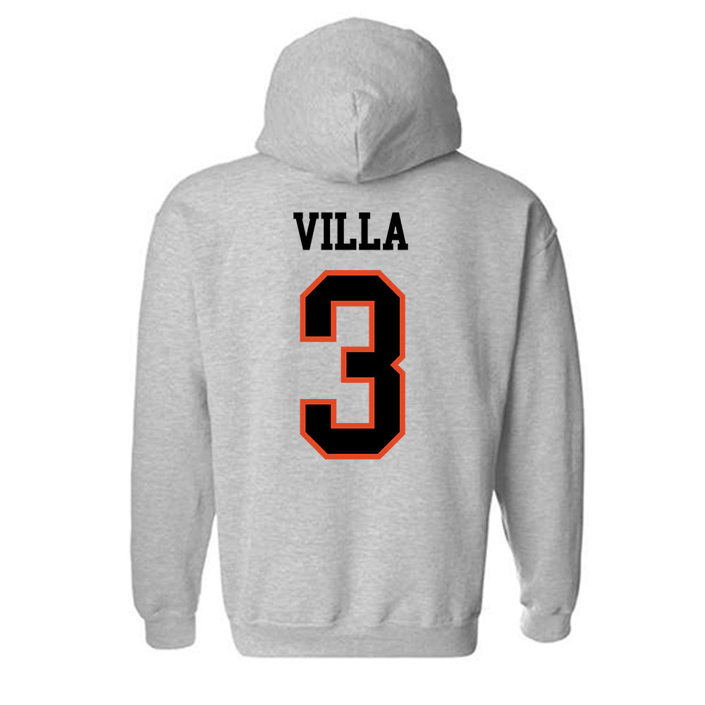 Oregon State - NCAA Women's Basketball : Jenna Villa - Classic Shersey Hooded Sweatshirt-3