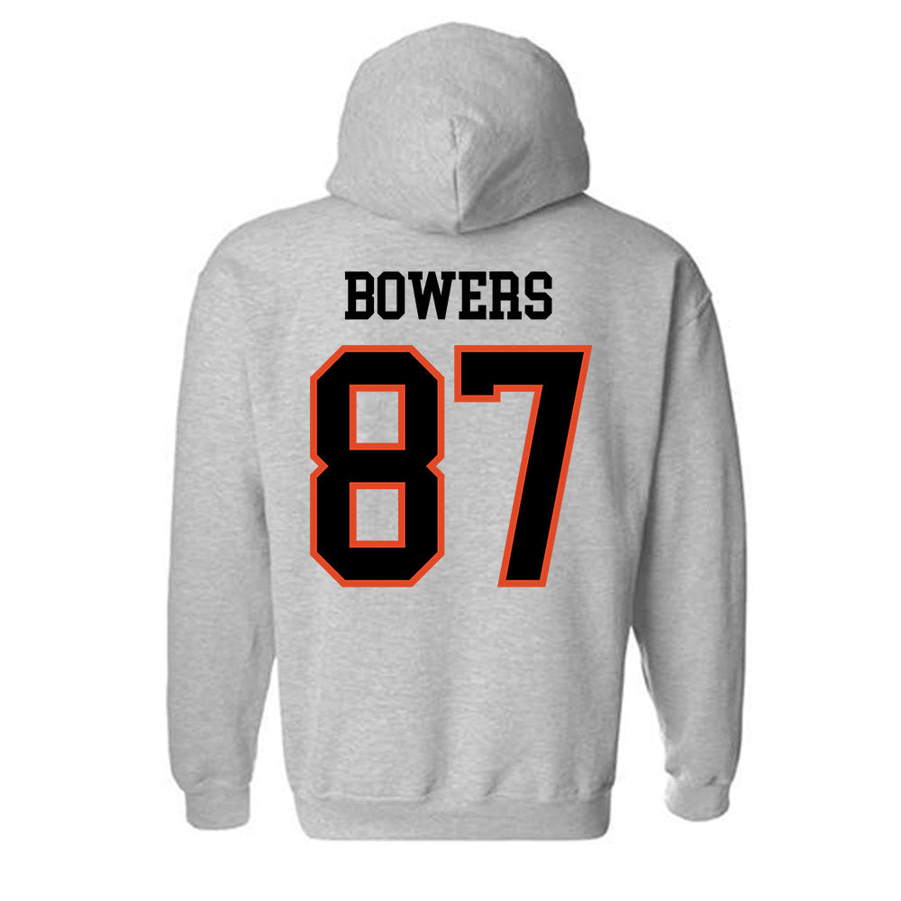 Oregon State - NCAA Football : Jackson Bowers - Classic Shersey Hooded Sweatshirt-3