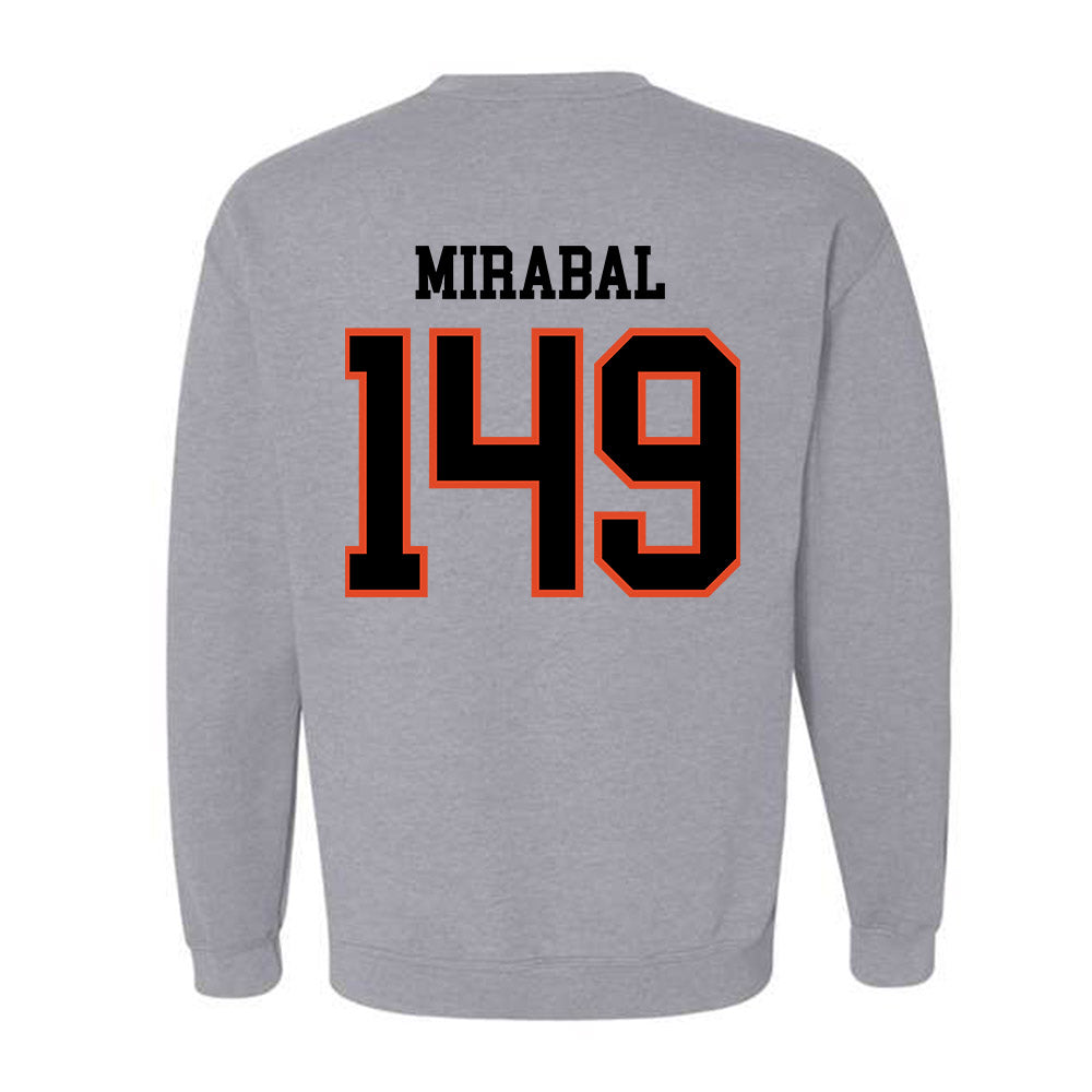 Oregon State - NCAA Wrestling : Moses Mirabal - Classic Shersey Crewneck Sweatshirt-3