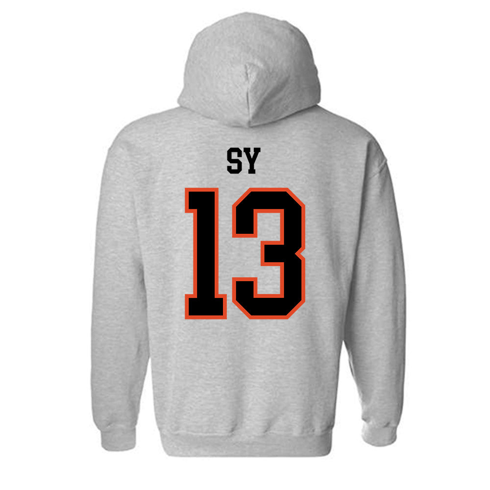 Oregon State - NCAA Men's Basketball : Isaiah Sy - Classic Shersey Hooded Sweatshirt-3