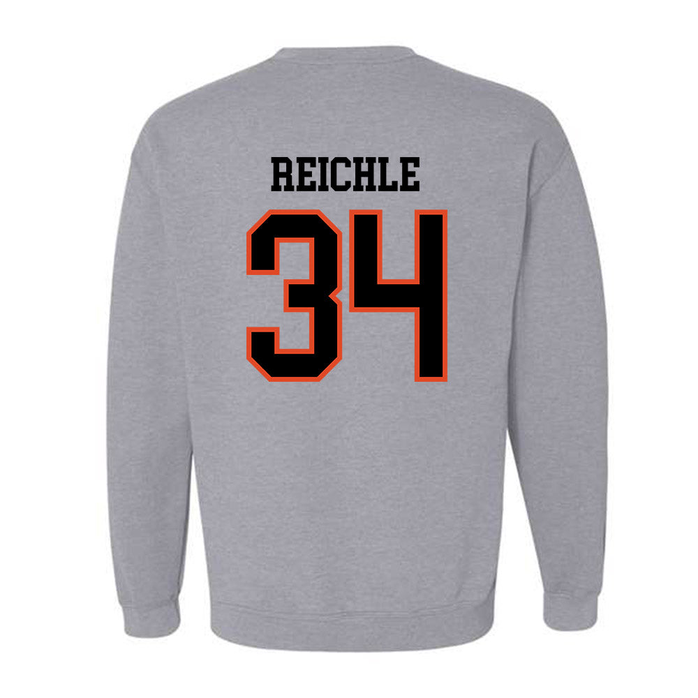 Oregon State - NCAA Football : Jake Reichle - Classic Shersey Crewneck Sweatshirt-2