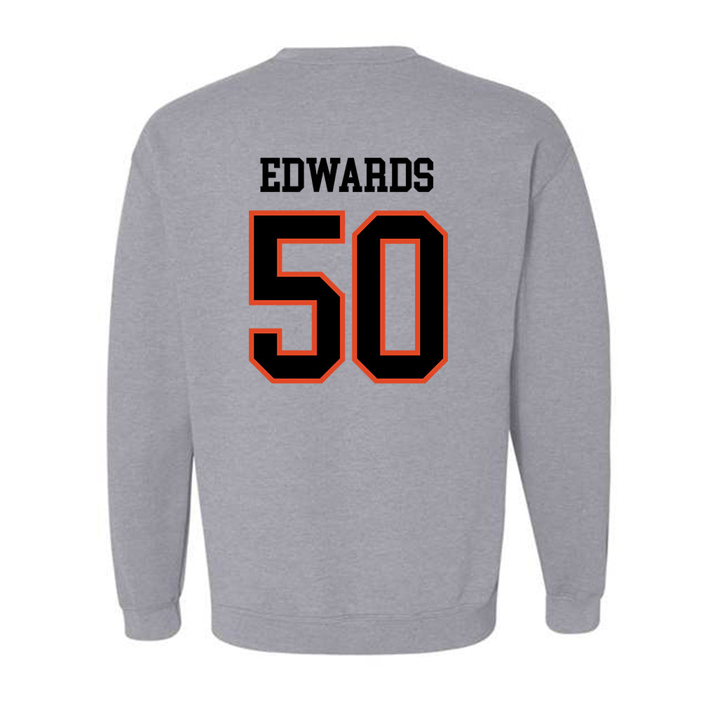 Oregon State - NCAA Baseball : Zach Edwards - Classic Shersey Crewneck Sweatshirt-3