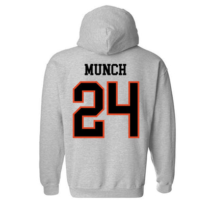 Oregon State - NCAA Men's Basketball : Johan Munch - Classic Shersey Hooded Sweatshirt-3