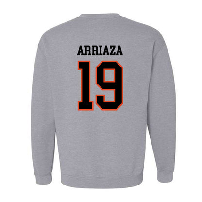 Oregon State - NCAA Football : Isaiah Arriaza - Classic Shersey Crewneck Sweatshirt-2