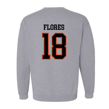 Oregon State - NCAA Softball : Justice Flores - Classic Shersey Crewneck Sweatshirt-3