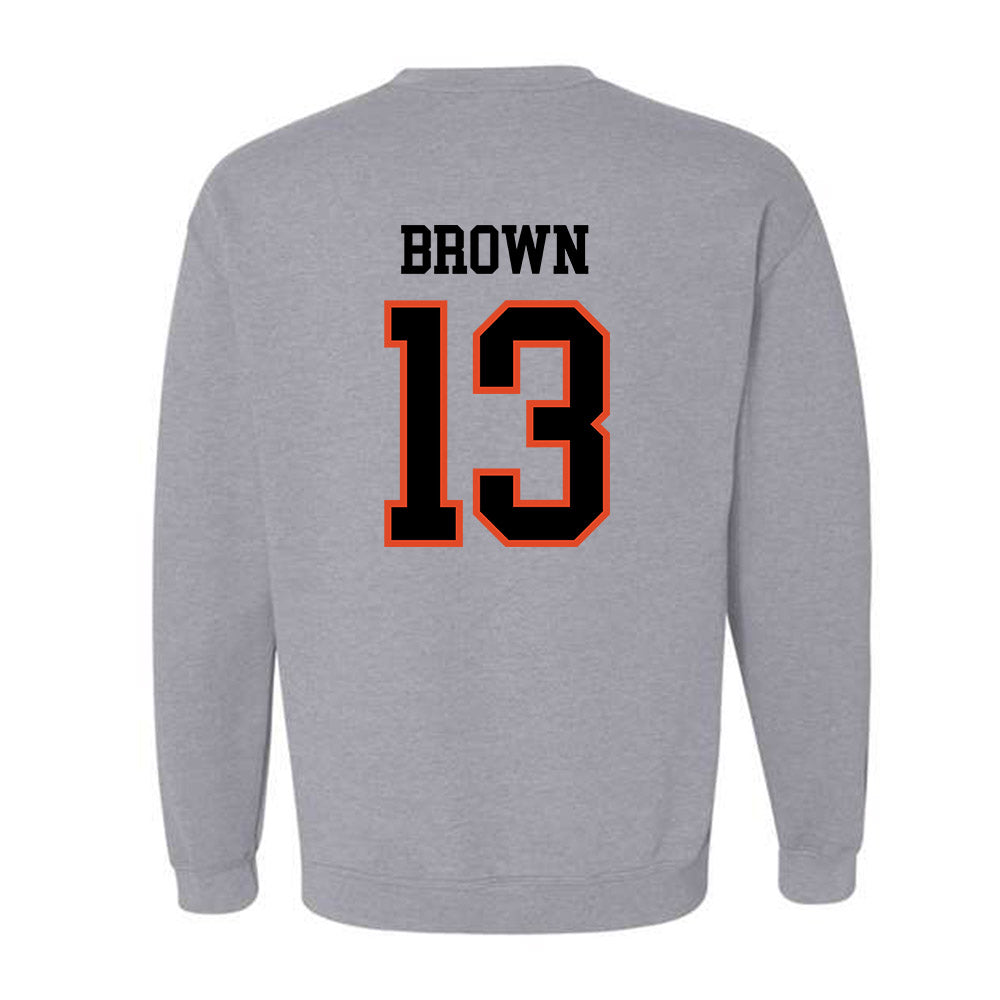 Oregon State - NCAA Football : Jeremiah Brown - Classic Shersey Crewneck Sweatshirt-3