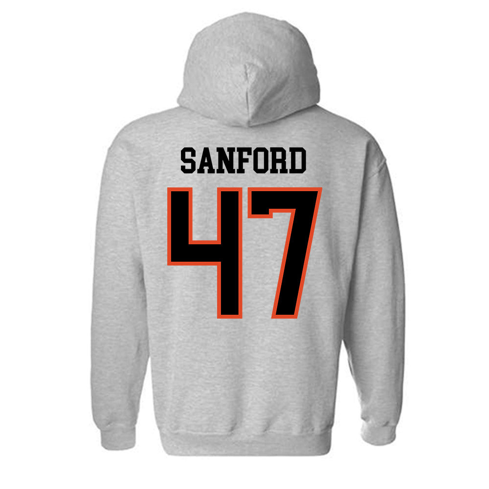 Oregon State - NCAA Football : Luke Sanford - Classic Shersey Hooded Sweatshirt-3