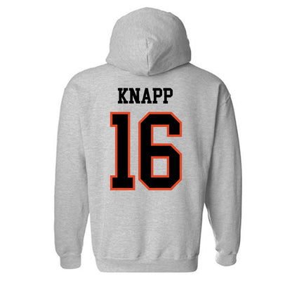 Oregon State - NCAA Football : Logan Knapp - Classic Shersey Hooded Sweatshirt-3