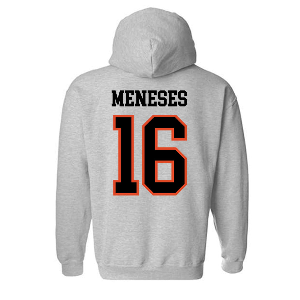 Oregon State - NCAA Men's Soccer : Massimo Meneses - Classic Shersey Hooded Sweatshirt-3